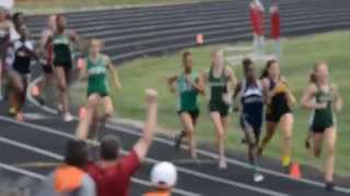 preview picture of video 'Girls 800m open—Mideast Regional Championship Track Meet at Apex High School, May 10 2014'