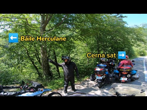 Nu puteam rata o tură pe Valea Cernei - @teleleupemotoreta la Herculane
