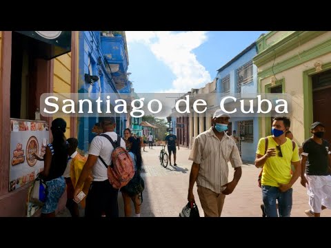 Cuba: Las Calles de la Ciudad de Santiago de Cuba | 4K Walking Tour of Santiago de Cuba