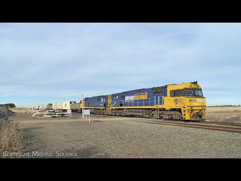 6MP4 TOLL / Pacific National Container Train (22/7/2022) - PoathTV Australian Railways