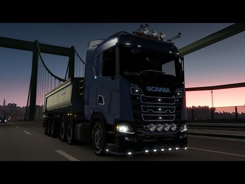Euro Truck Simulator 2 - Scania S 450 - Amsterdam to Stuttgart