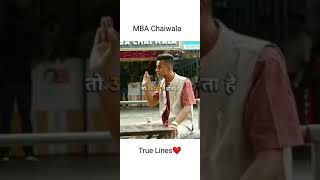 True Lines Motivational Quotes By MBA Chaiwala | Whatsapp Status | Subscribe The Noob