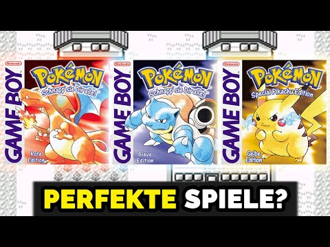 Sind Pokémon Rot Blau und Gelb die BESTEN Pokémon Spiele ALLER ZEITEN? - Die Pokémon Story