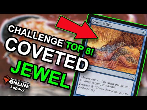 TOP 8 CHALLENGE WITH JEWEL IN LEGACY! Dream's Grip + Saprazzan Skerry — MTG | Magic: The Gathering