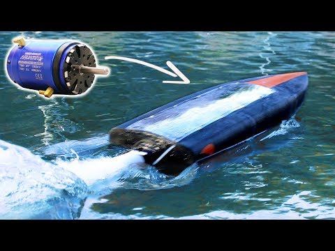 5000W Motor In a 3D Printed Jet Boat