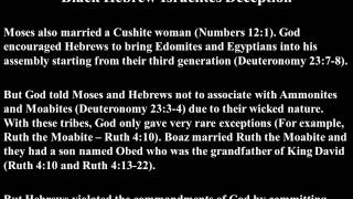 Black Hebrew Israelites Deception