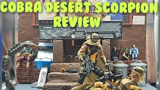 GIJOE CLASSIFIED SERIES COBRA (DESERT SCORPION) REVIEW #gijoeclassified #unboxing #review #toynews
