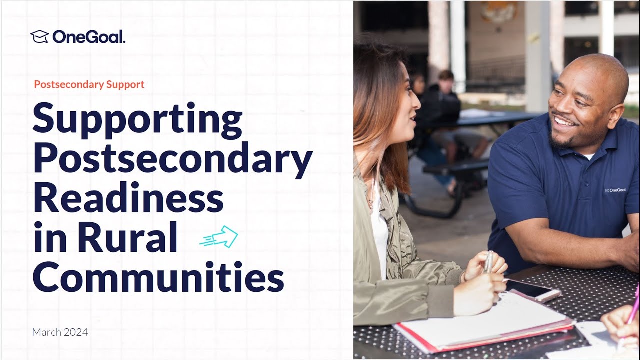 Webinar: Supporting Postsecondary Readiness in Rural Communities