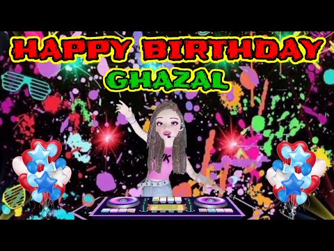 happy birthday ghazal 🎂 | ahns birthday studio |