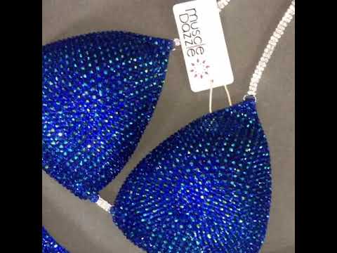 Muscle Dazzle Royal Blue Competition Bikini (CB753) Muscle Dazzle ...