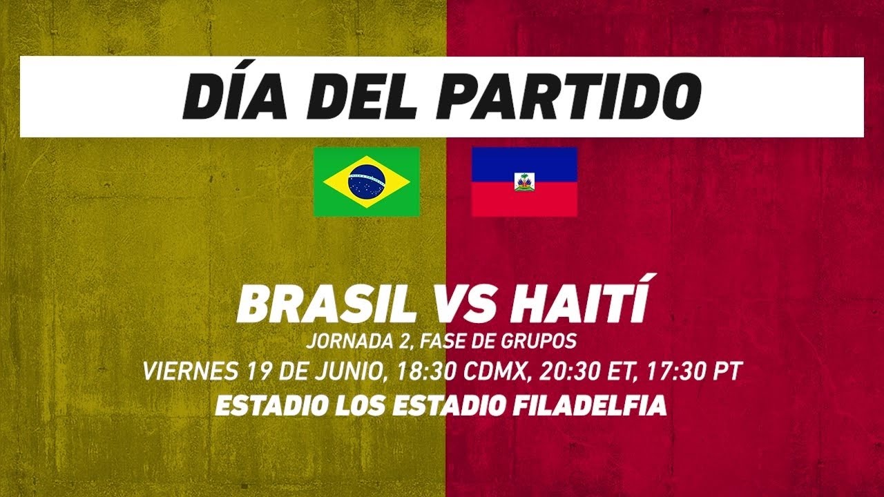 Brasil vs Haití, frente a frente: Futbol