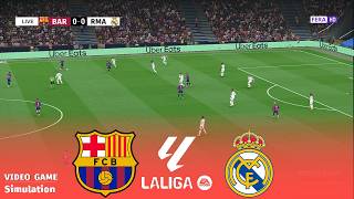 BARCELONA vs REAL MADRID | La Liga 2026/27 EL CLASICO | Live SIMULATION eFootbal
