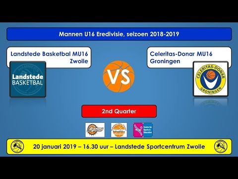 Landstede Basketbal MU16 - Celeritas-Donar MU16, 20-01-2019, 2e kwart