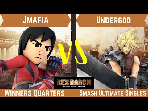 Rex Baron 3 Winners Quarter Finals - Jmafia (Mii Brawler) Vs. Undergod (Cloud)