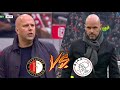 Arne Slot Feyenoord vs Erik Ten Hag Ajax | Highlights | SOON IN LIVERPOOL 🔴