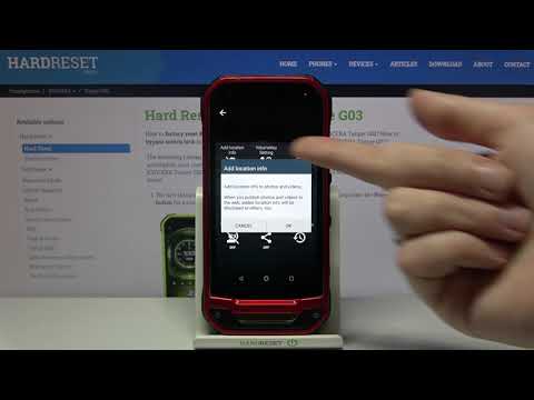 How to Add Location Tags in KYOCERA Torque G03 – Enable Location Tags