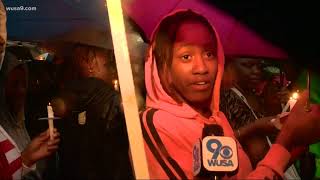 Vigil held for 10-year-old gun violence victim