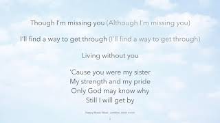 Missing You - Brandy, Tamia, Gladys Knight &amp; Chaka Khan - lyrics