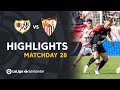 Highlights Rayo Vallecano vs Sevilla FC (1-1)