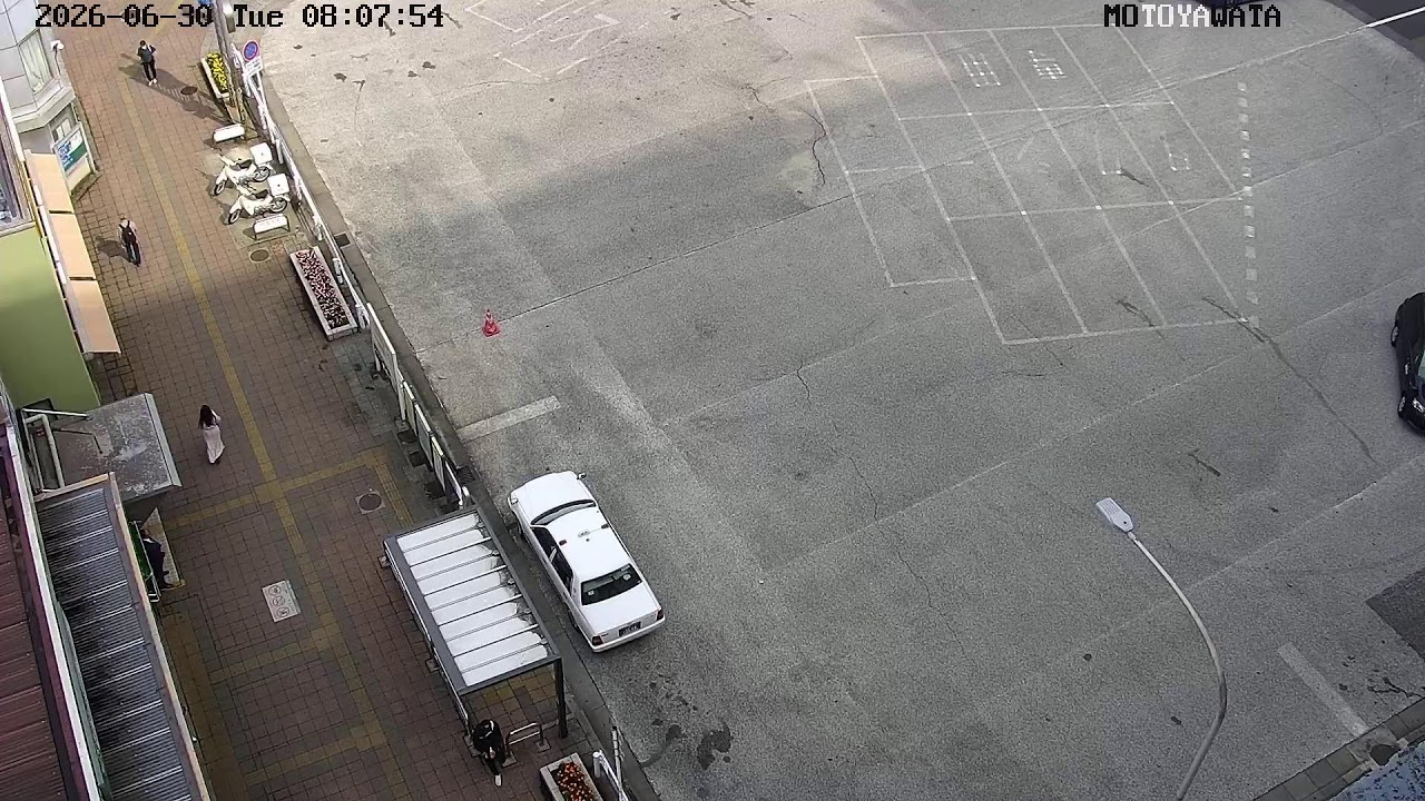 Live webcam view of Parada de Taxis Estación Moto-Yawata