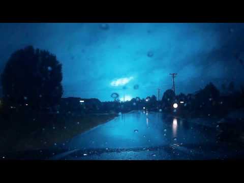 blue flash in the sky