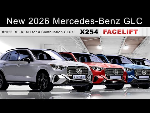 Mercedes-Benz GLC X254 2026 Facelift - FIRST LOOK at the New Combustion GLC with a Styling Refresh