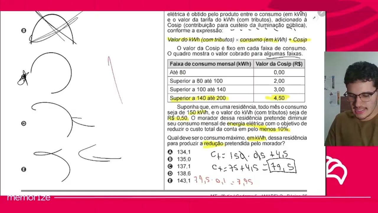 Resolução em Vídeo — Questão 162 ENEM 2014