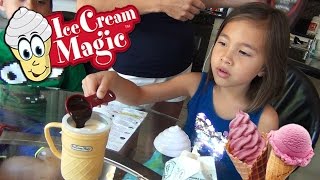 ICE CREAM MAGIC Personal Ice Cream Maker!!! Demo by EvanTubeHD