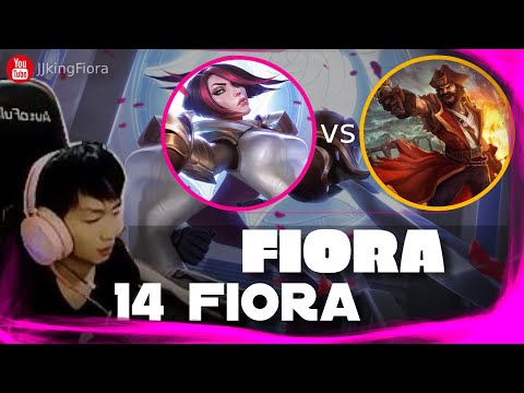 🔴 14 Fiora vs Gangplank (2000 LP Fiora) - 14 Fiora Guide
