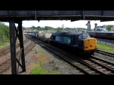DRS 37603 t+t 57011. 6C52. Carnforth. 31/05/13