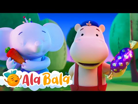 Tina și Tony - Mâncare sănătoasă pentru copii | Desene animate educative copii AlaBaLa