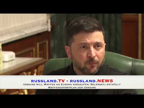 Ukraine will Waffen an Europa verkaufen: Selenskyj enthüllt Waffenexportplan der Ukraine