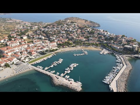 Aerial video of Paralio Astros, Greece