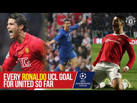 Cristiano Ronaldo | Every UEFA Champions League goal for Manchester United so far | MU v Young Boys