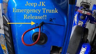 Jeep JK emergency trunk release!!!