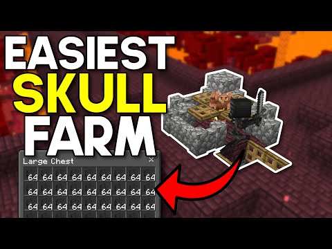 Easiest Wither Skeleton Farm Minecraft Bedrock 1.20