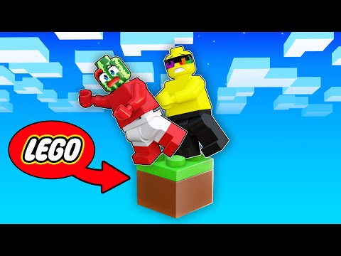 Minecraft But It's LEGO ONE BLOCK!