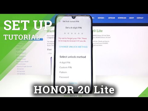 How to Set Up Screen Lock in Honor 20 Lite?