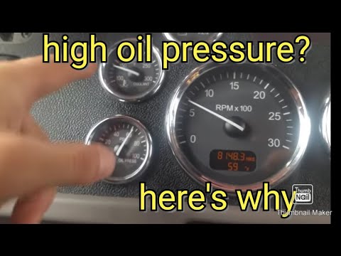 High oil pressure? This may be why