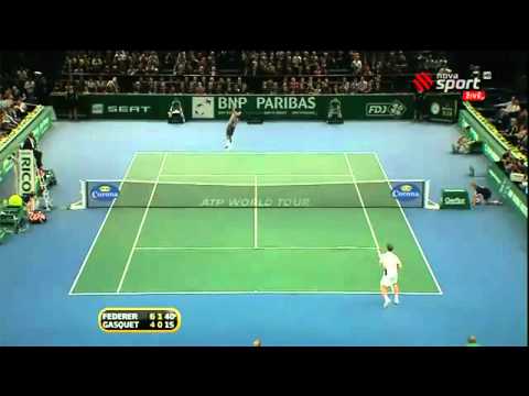 Federer vs Gasquet - Paris Masters 2010