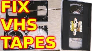 How To Lubricate Clean And Restore VHS Tapes Movies Shows Recordings Rentals DIY