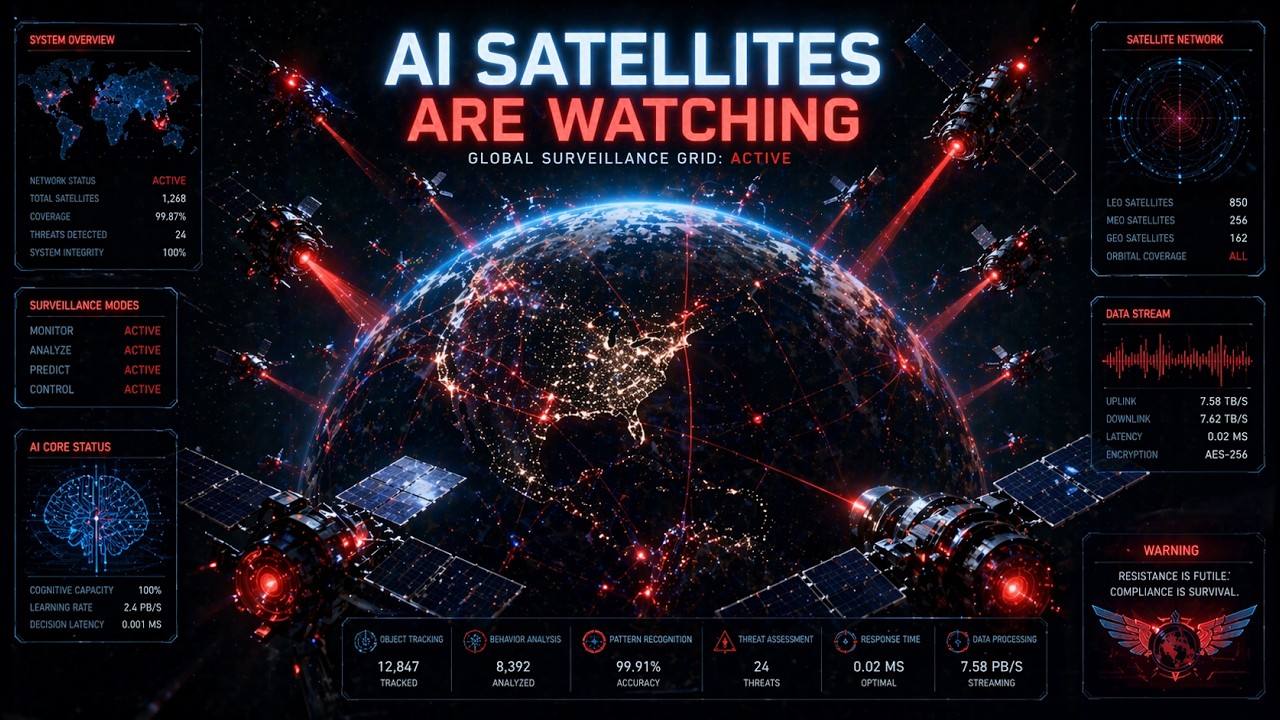 AI Satellites Are Watching Everything… And Making Decisions Without Humans