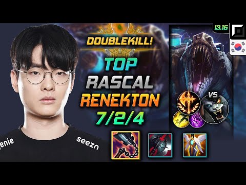 Renekton Top Build Rascal Goredrinker Conqueror - LOL KR GrandMaster Patch 13.15