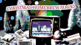 Christmas Homebrew/hacks retro video games