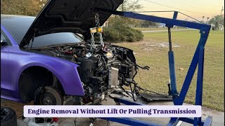Audi 4.0T Engine Removal Without Lift Audi S8 (Part 1)