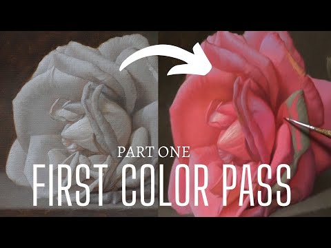 Flemish Painting Technique -  Part One / First Color over Grisaille