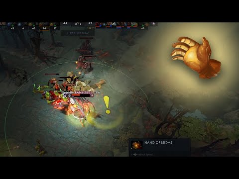 GIGACHAD Ramzes use Refresher only for double Midas