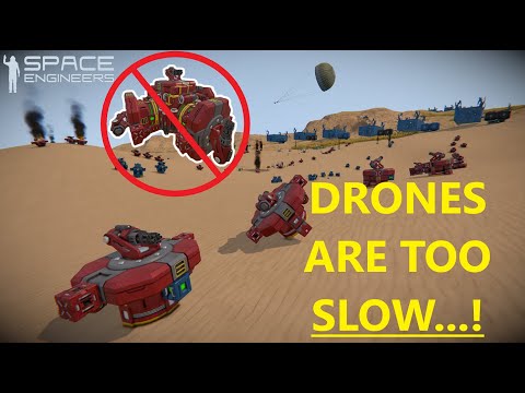 Mine Launcher cause DRONES ARE SLOW - Space Engineers