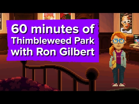 60 minutes of Thimbleweed Park Gameplay (with Ron Gilbert!) - YouTube