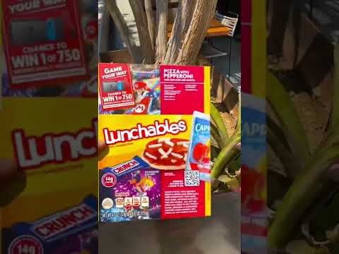 Only eating LUNCHABLES for a day #shorts